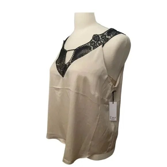 Dex Lace Trim Cami Women's Size 1X New With Tag - Picture 6 of 13